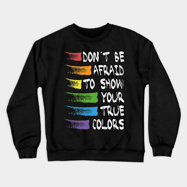 Gay lgbtq trans queer pride Parade rainbow gift Crewneck Sweatshirt by MrTeee